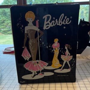 Barbie Glamorous Black and Pink Vintage case
